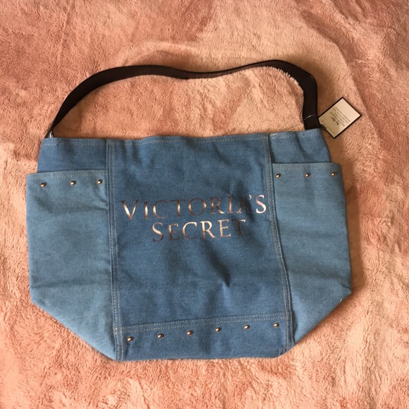 Victoria's Secret Handbags - Victoria’s Secret Denim Bag
